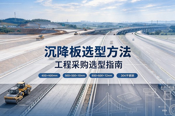 乌兰沉降板选择方法