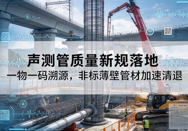 乌兰声测管质量新规落地，一物一码溯源，非标薄壁管材加速清退